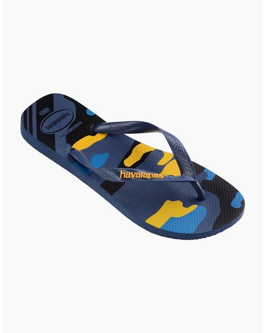 Havaianas Blue Hav. Top Camu 39 40 Flip Flops