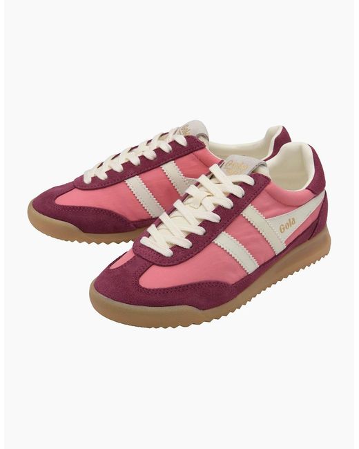 Gola Pink Firefly Trainer-Bubblegum/Cerise/Off