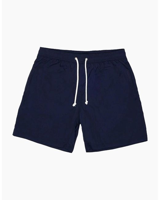 Aquascutum Blue Club Check Pocket Beach Shorts for men