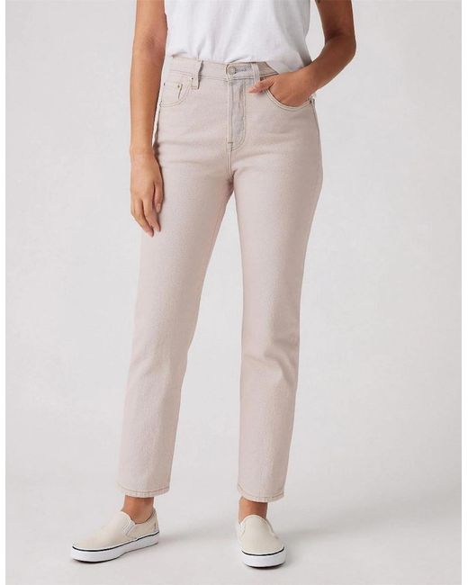 Levi's White Levi's Cropped Jeans