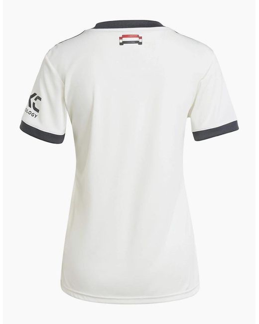 Adidas White Manchester United Third Shirt 2024 2025