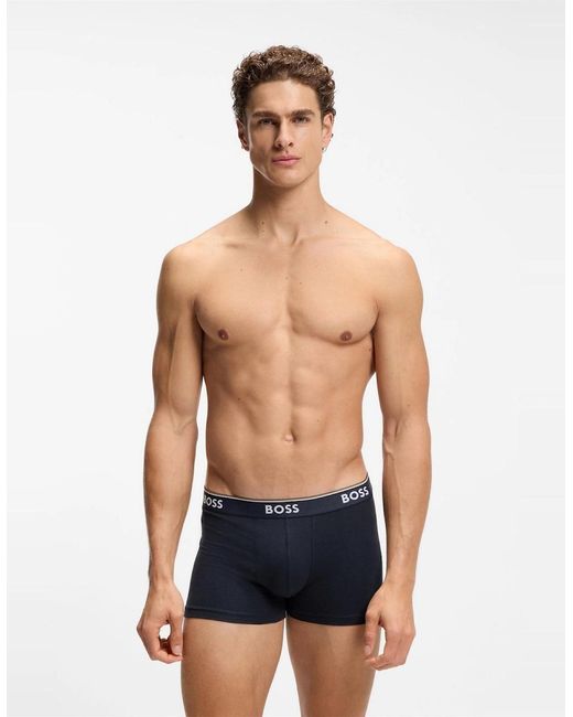 Boss Blue Pack Power Boxer Shorts for men