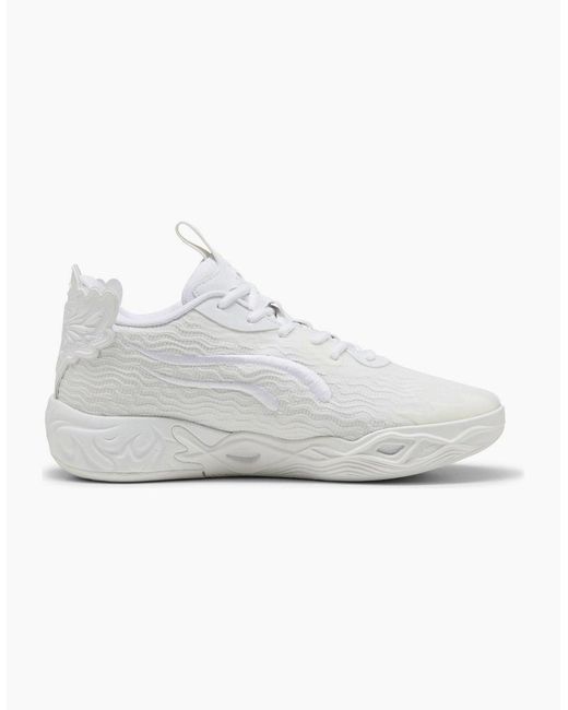PUMA White Basketball Trainers for men