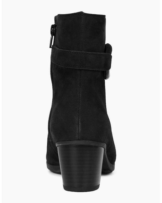 Gabor Black Equity Ankle Boots