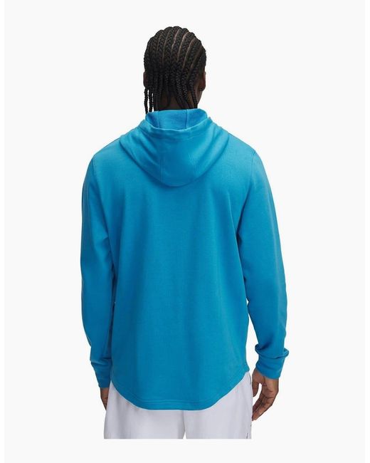 Under Armour Blue Rv Trry Logo Hoody for men