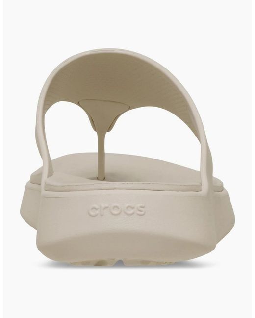 CROCSTM White Getaway Triangle Eva Frappe Sandals