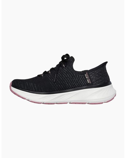 Skechers Blue Edgeride Impression Textile Trainers