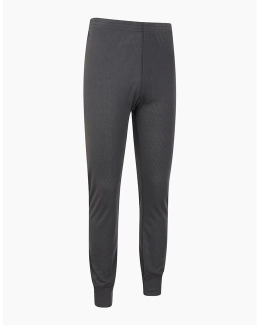 Mountain Warehouse Gray Talus Base Layer Bottoms for men