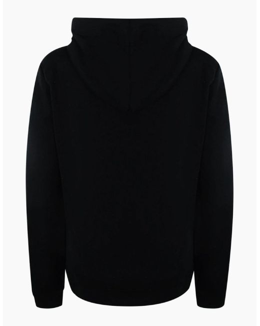 Love Moschino Black Small Heart Logo Zip Hoodie