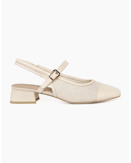 Caprice White Voyage Open Court Shoes