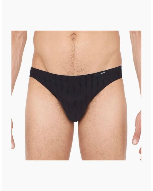 Hom Black Chic Temptation Microfiber Micro Brief for men