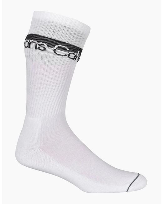 Calvin Klein Gray Jeans 3-Pack Mixed Logo Athleisure Sports Socks for men
