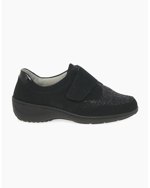 Waldläufer Black Kya Riptape Shoes