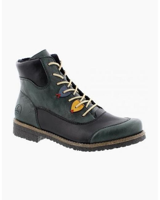Rieker Black Ladies Boots 73510-90