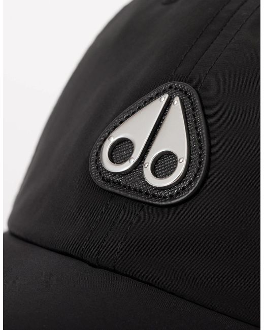 Moose Knuckles Black Cap for men