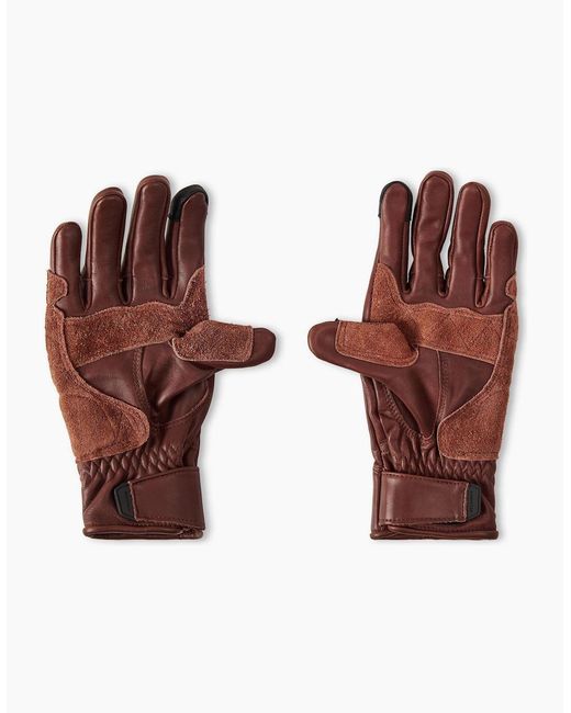Belstaff Brown Clinch Glove Leather Gloves for men