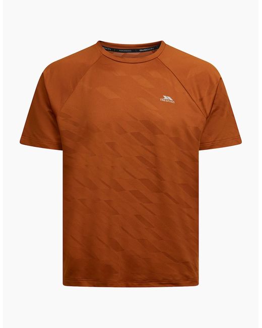 Trespass Brown Trillon Short-Sleeved Jersey for men