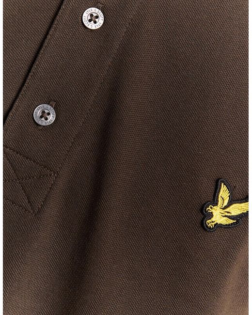 Lyle & Scott Green Cotton Polo Shirt for men