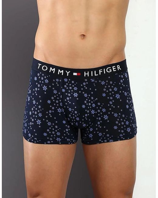 Tommy Hilfiger Blue Trunks 3 Pack Soft Trunks for men