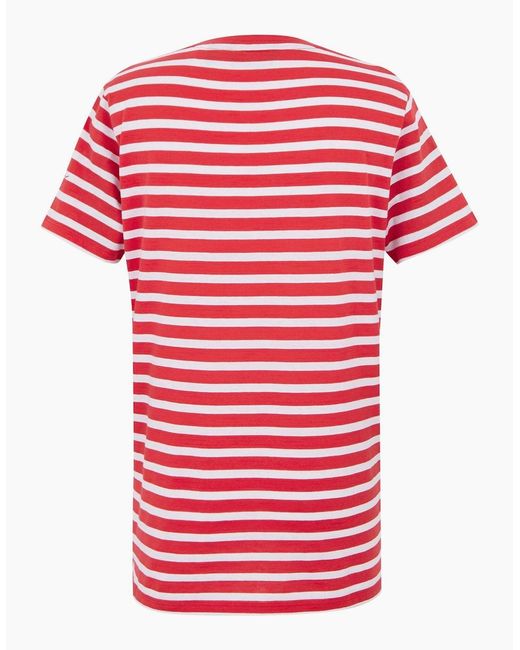 Regatta Red Ladies Bayletta Striped T-Shirt
