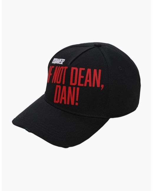 DSquared² Red If Not Dean, Dan! Baseball Cap for men