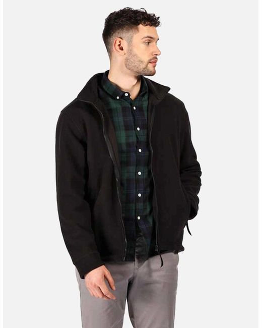 Regatta Black Professional Full Zip Fleece Jacket for men