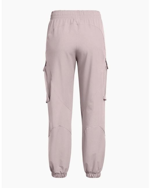 Under Armour Pink Unstoppable Closed Hem Jersey Joggers