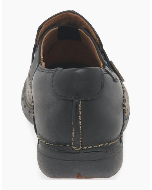 Clarks Black Un Loop Lightweight Shoes