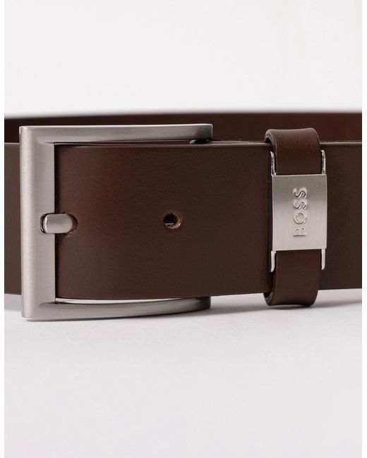 Boss Brown Boss Connio Leather Belt Nos for men