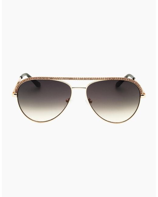 Guess Brown Shiny Deep Sunglasses