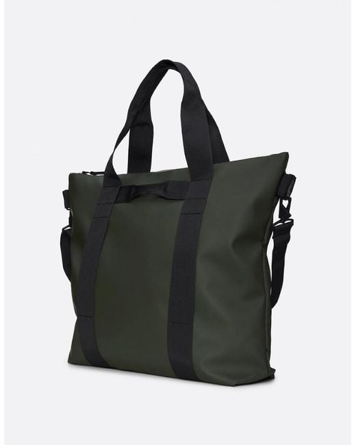 Rains Black Tote Bag
