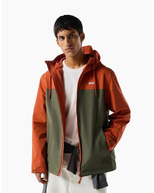 Hunter Red Original Block Waterproof Jacket for men