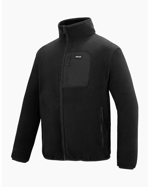 Regatta Black Frankie Full Zip Fleece Jacket for men
