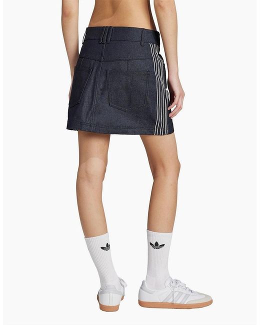 Adidas Originals Blue Denim Skirt