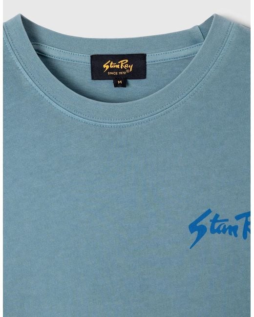 Stan Ray Blue Stan Og T-Shirt 3 for men