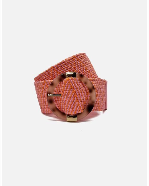 Nooki Design Red Kayleigh Elasticated Belt
