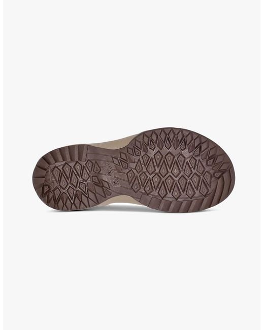 Teva White Terra Fi Lite Suede Ankle Strap Sandals Feather
