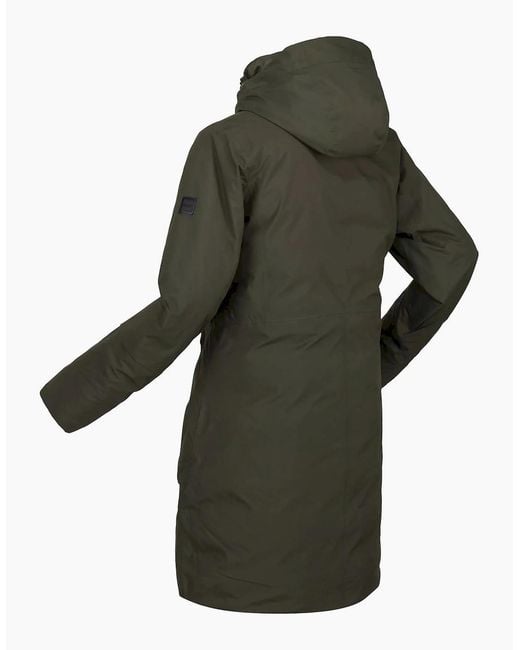 Regatta Green Ladies Yewbank Ii Waterproof Parka