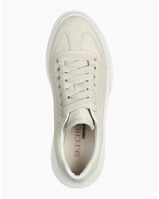 Skechers White Classic Low Top Trainers