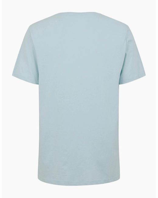 Hurley Blue Brnded Ss T for men