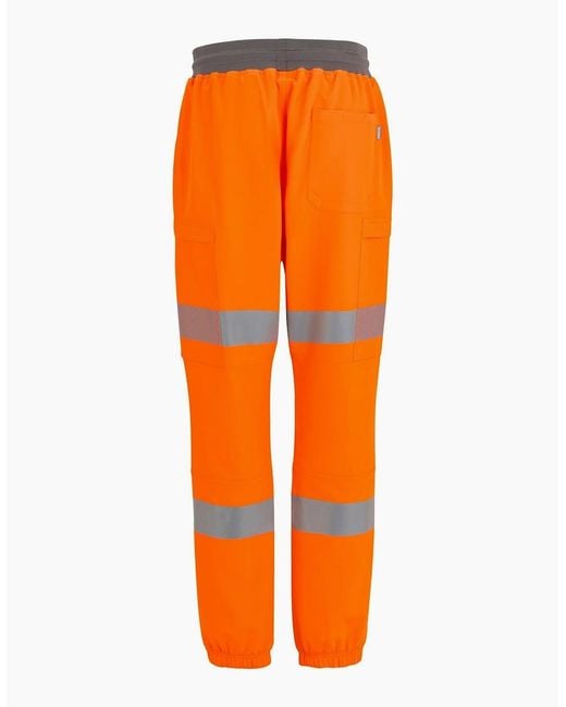 Regatta Orange Prolite Stretch Hi-Vis Trousers for men