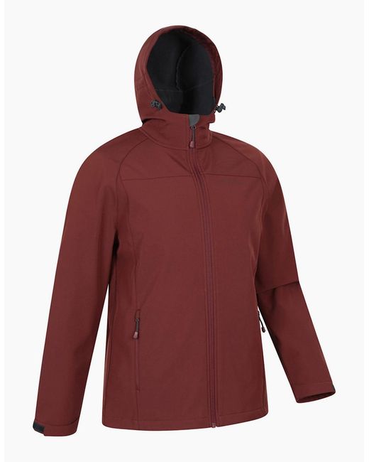 Mountain Warehouse Red Exodus Waterproof Soft Shell Jacket for men