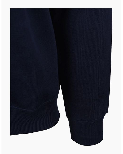 Lacoste Blue Half Zip Sweatshirt for men