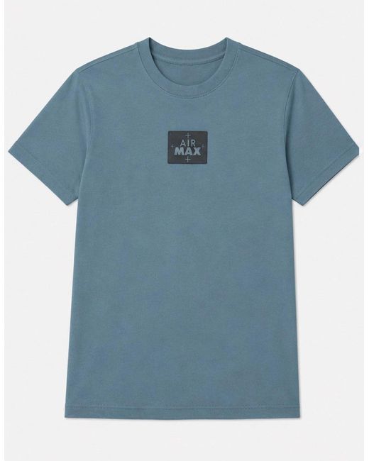 Nike Air Max Blue Sportswear Graphic Logo T Shirt for men