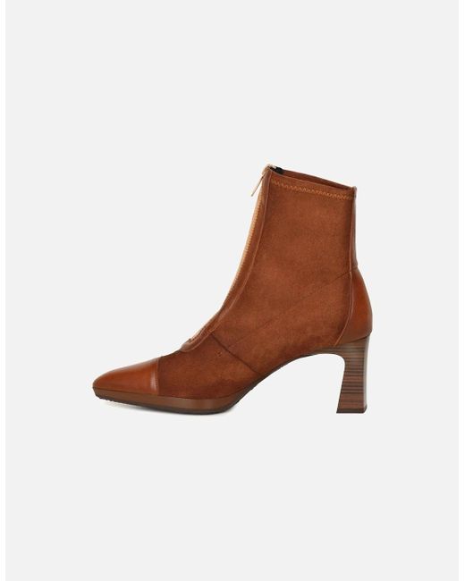 Hispanitas Brown Ankara Ankle Boots