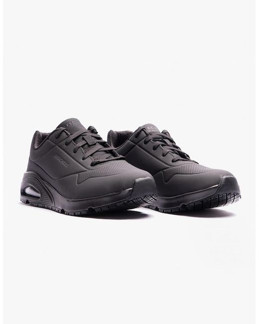 Skechers Black Work 108021Ec Uno Sr Occupational Trainers