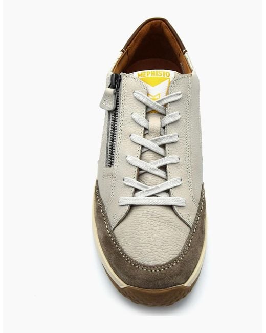 Mephisto White Sacco Shoe for men