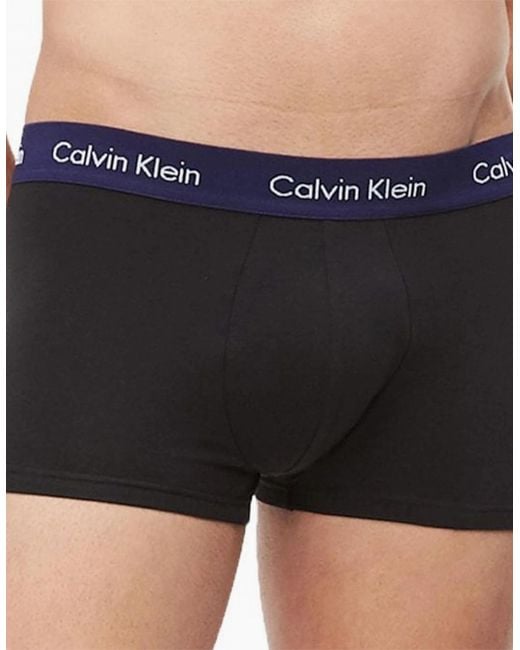 Calvin Klein Black Szm Trunk 3 Pack for men