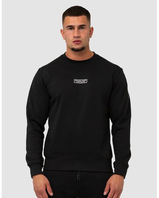 Marshall Artist Black Siren Box Crewneck Sweatshirt for men