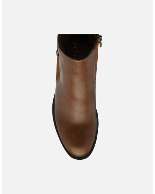 Lotus Brown Eva Ankle Boots